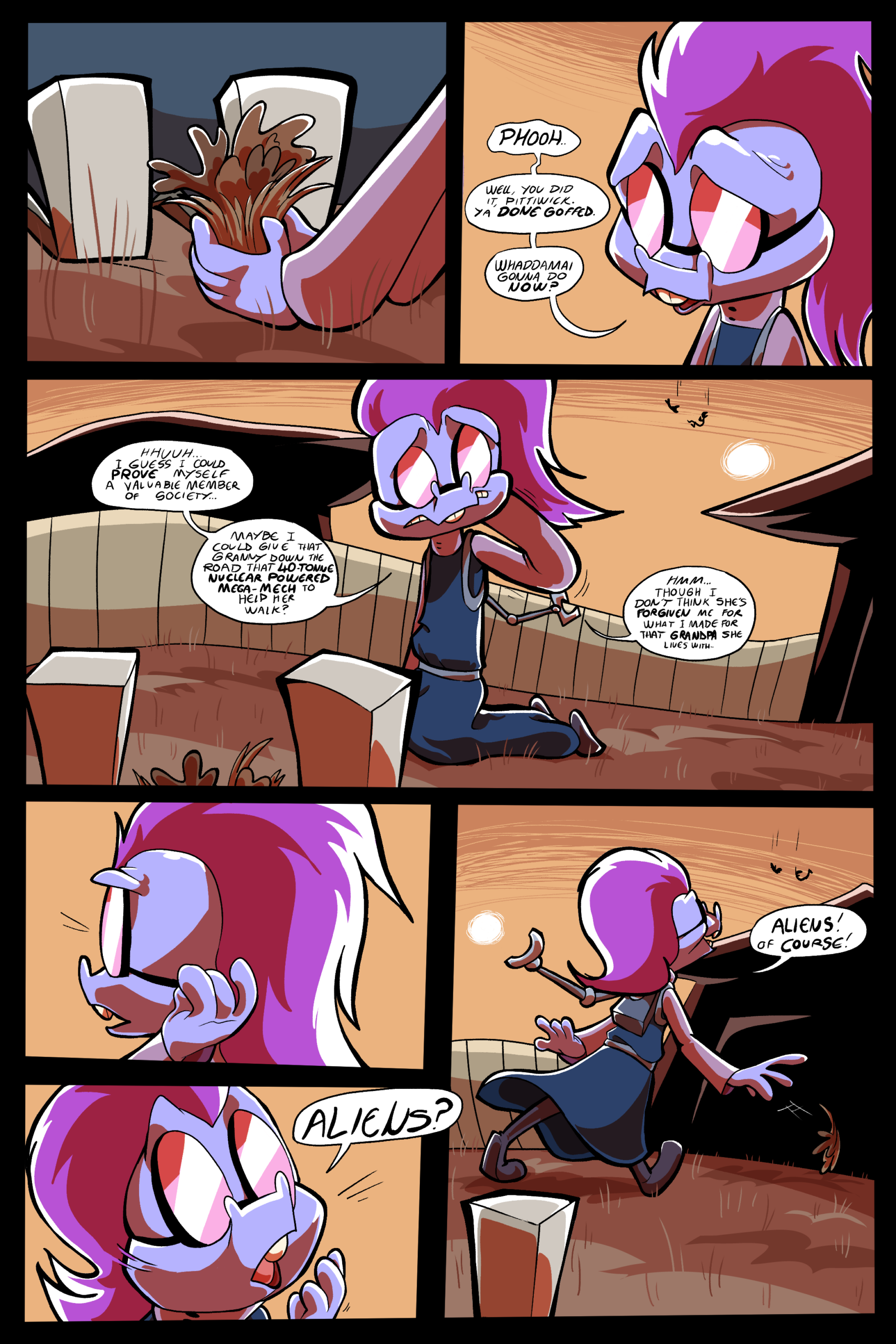 anyway youre trying to read a comic, so ill shut my gob now, buh bye